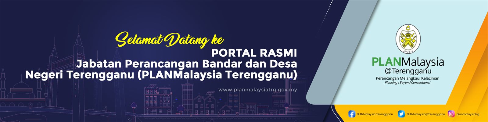 Selamat datang ke portal rasmi PLANMalaysia Terengganu